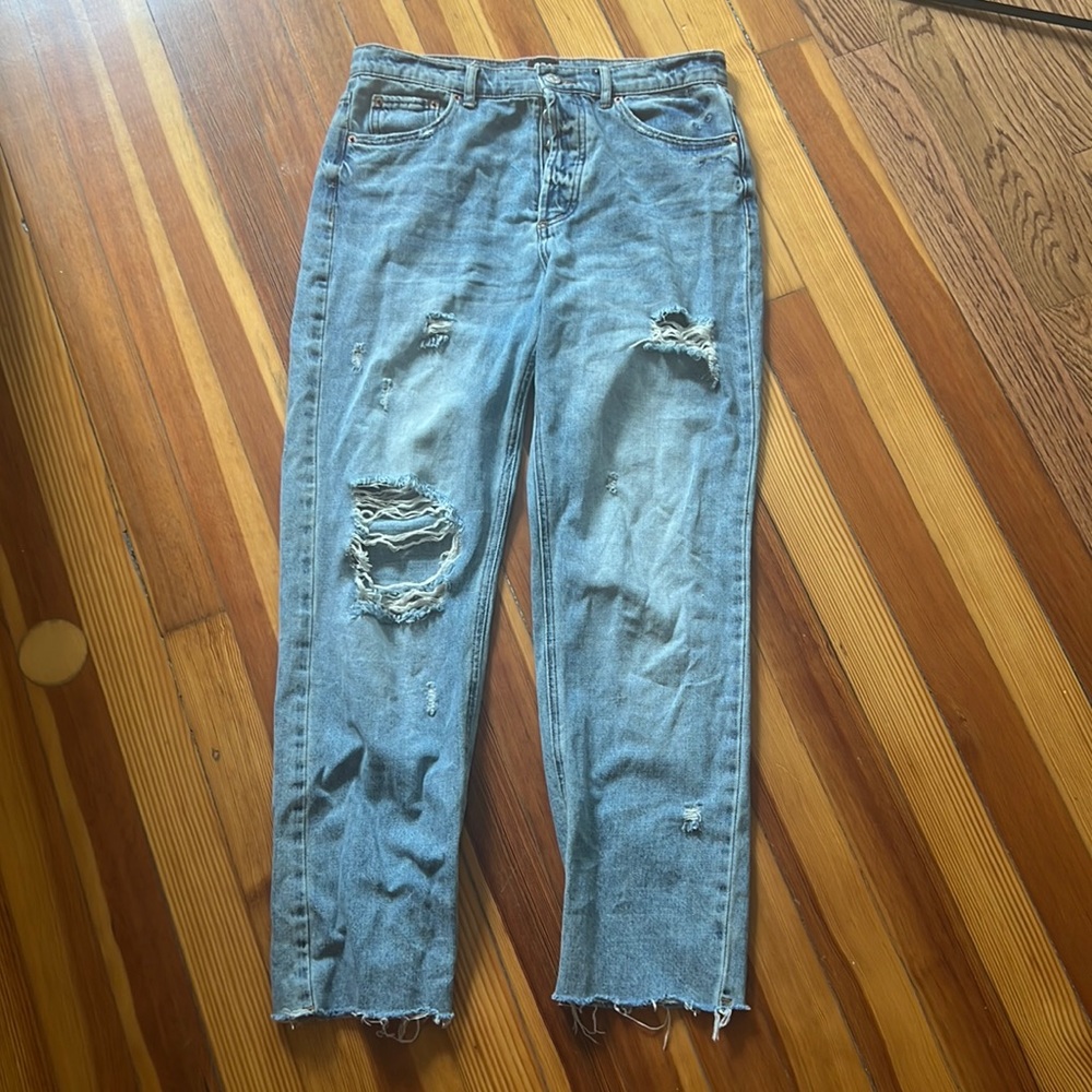 urban outfitters bdg slim straight jean light wash